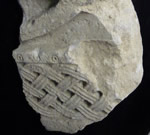 Fragment de pilastre à décor de vannerie, musée de Saintes