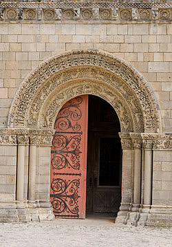 Le portail de la façade occidentale