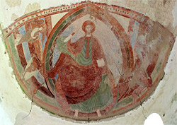 Fresque du choeur de la chapelle Saint Georges