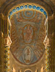 réproduction de la fresque de Notre-Dame-la-Grande