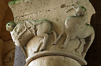 Le centaure perçant un cerf de sa lance