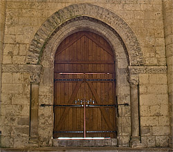 Le portail intérieur du flanc sud
