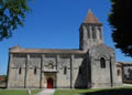 Vue de l'église Saint-Pierre de Melle