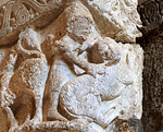David ou Samson luttant contre le lion