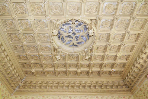 Plafond préparatoire en plâtre