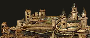 le chateau de Poitiers aujourd'hui ruiné
