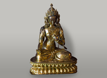 Statue de la déesse sino-tibétaine Sitatapatra