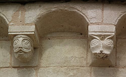 Modillons de l'abside
