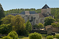 Vue de l'église de l'abbaye de Nouaillé-Maupertuis