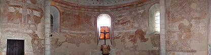 La fresque de l'abside